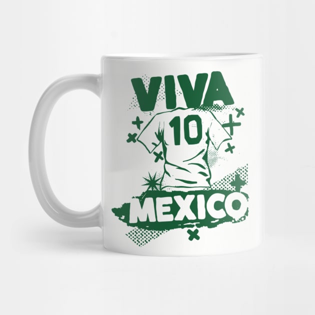 Vintage Mexican Football // Retro Grunge Mexico Soccer by SLAG_Creative